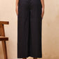 Vaasva Women White Solid Palazzo Pant | Swadesiicart