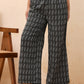 Vaasva Women Dobby Flared Pants | Swadesiicart
