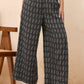 Vaasva Women Dobby Flared Pants | Swadesiicart