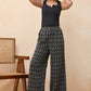 Vaasva Women Dobby Flared Pants | Swadesiicart