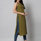 Kalini Women Green Geometric Printed Kurta - Swadesiicart