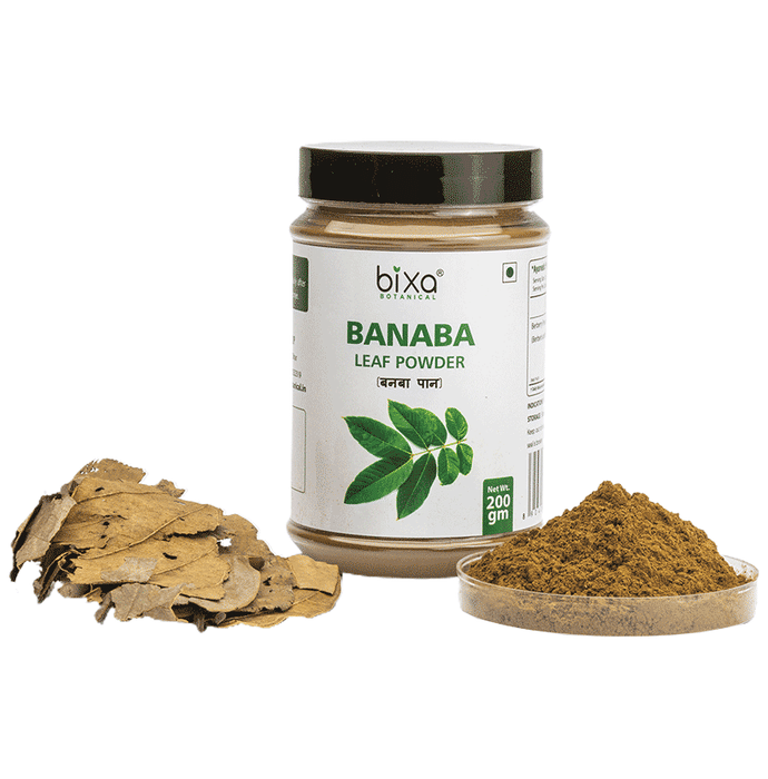 Bixa Botanical Banaba Leaf Powder | Swadesiicart