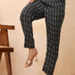Vaasva Women Dobby Straight Pants | Swadesiicart