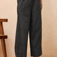 Vaasva Women Black Kantha Flared Pants | Swadesiicart