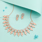 Tehzeeb Creationss Sky Blue Colour Choker With Stud - Swadesiicart