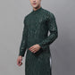 Sojanya Band Collar Sequined Pure Cotton Kurta | Swadesiicart