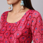 Aks Tie & Dyed Anarkali Kurta