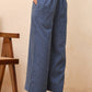 Vaasva Women Royal Blue Palazzo Pants | Swadesiicart