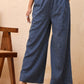 Vaasva Women Royal Blue Palazzo Pants | Swadesiicart