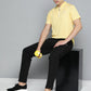 Alcis Men Mandarin Collar Dry Tech Slim Fit T-shirt | Swadesiicart