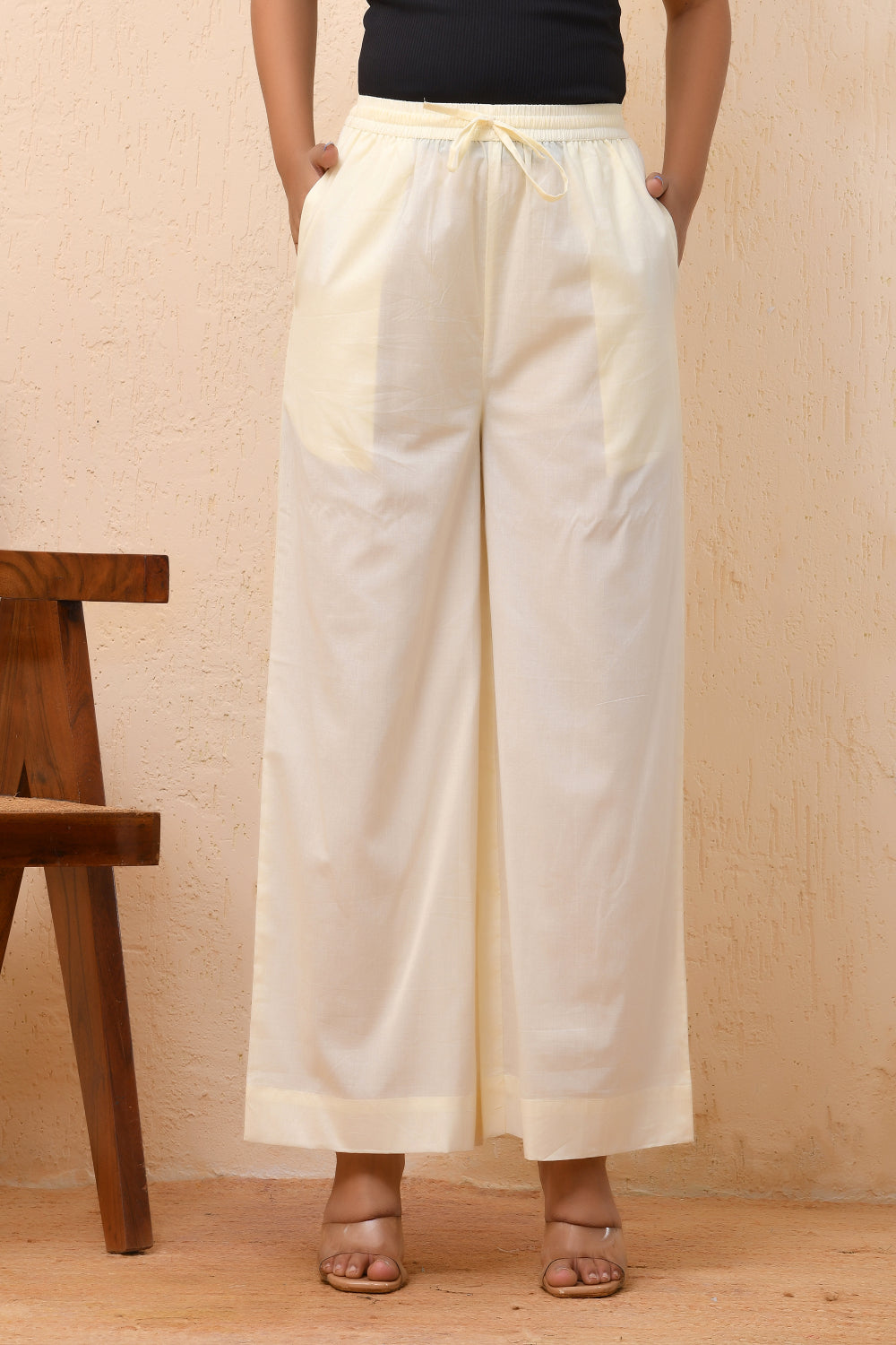 Vaasva Women Royal Blue Straight Pant | Swadesiicart