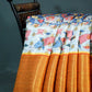 Shades of Sky Blue Colour Floral Design Banaras Semi Silk Saree By Gayathri Reddy Designer Studio | Swadesiicart