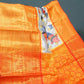 Shades of Sky Blue Colour Floral Design Banaras Semi Silk Saree By Gayathri Reddy Designer Studio | Swadesiicart