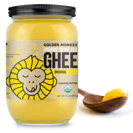 Sri Sri Tattva USA Golden Monkey Ghee (Clarified Butter) | Pure organic ghee, traditionally-churned, chemical-free | Swadesiicart