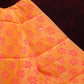 Neon Orange Colour Chanderi Block Print Saree By Gayathri Reddy Designer Studio | Swadesiicart