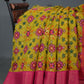 Lime Green Coloured Printed Semi Chanderi Saree By Gayathri Reddy Designer Studio | Swadesiicart