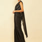 Soch Black Embellished Beads and Stones Ready to Wear Saree | Swadesiicart