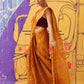 Tikhi Imli Leheriya Zari Jute Silk Ready to Wear Saree | Swadesiicart