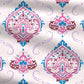 MYTRIDENT Moments Pink White Ethnic Pure Cotton 120 TC Queen Bedsheet Pillow Covers - Swadesiicart