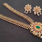 Multicolor AD Bridal Necklace Set