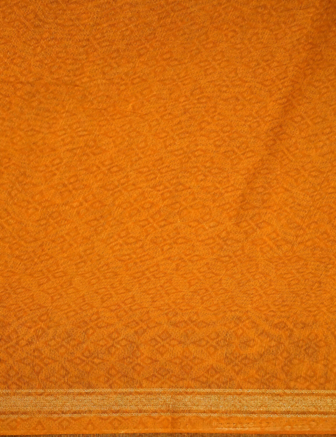 Shades Of Orange Floral Design Semi Chanderi Saree By Gayathri Reddy Designer Studio | Swadesiicart