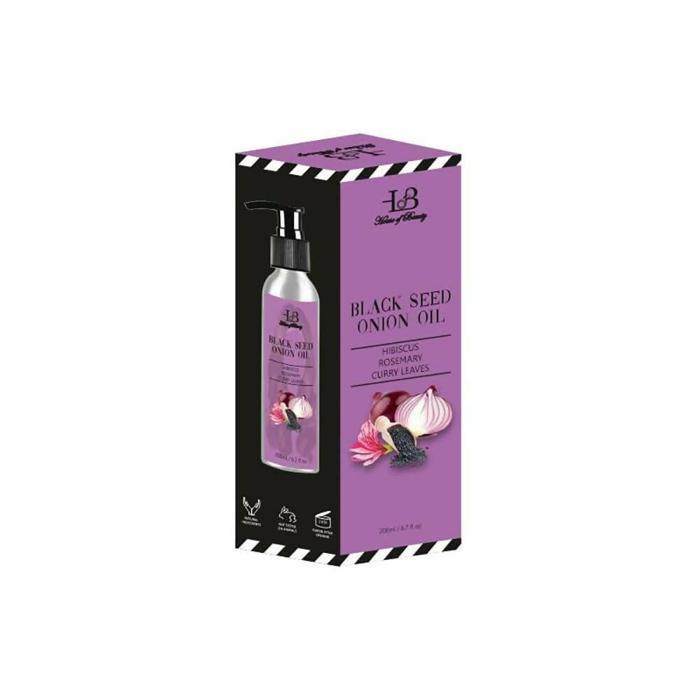 House Of Beauty Black Seed Onion Oil with Hibiscus Hair Oil - Swadesiicart