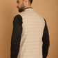 Even Apparels Nehru Jacket With Welt Pockets - Beige | Swadesiicart