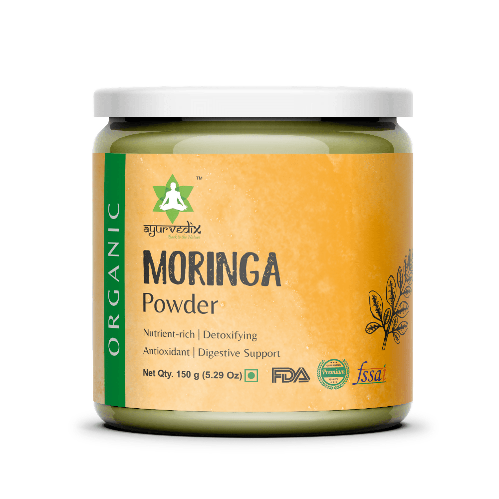 Ayurvedix Organic Moringa Leaf Powder - Ayurvedix