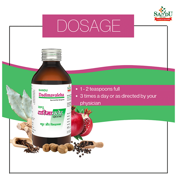 Sandu Dadimavaleha Syrup - Swadesiicart