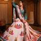AI Fashion Light Pink Crepe Designer Navratri Wear Lehenga Choli Collection