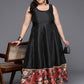 Ahalyaa Women's Traditional wear Ethnic Dress - Black | Swadesiicart
