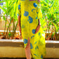 Noroke Pure Muslin Printed Off Shoulder Long Kaftan | Swadesiicart