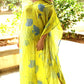 Noroke Pure Muslin Printed Off Shoulder Long Kaftan | Swadesiicart