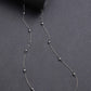 NVR Women's Silver-Toned Artificial Beads German Silver Oxidised Chain - Swadesiicart