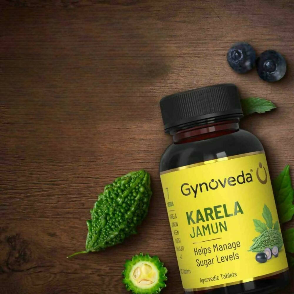 Gynoveda Karela Jamun Tablets | Swadesiicart