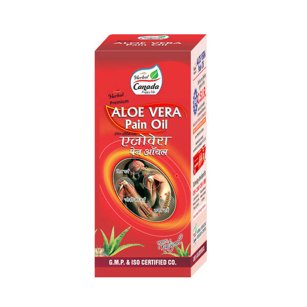 Herbal Canada Aloevera Pain Oil - Swadesiicart