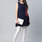 Ahalyaa Women Navy Blue Rayon Printed Tunic | Swadesiicart