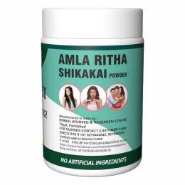 Herbal Canada Amla Reetha Shikakai Churna Powder For Healthy Hair | Swadesiicart