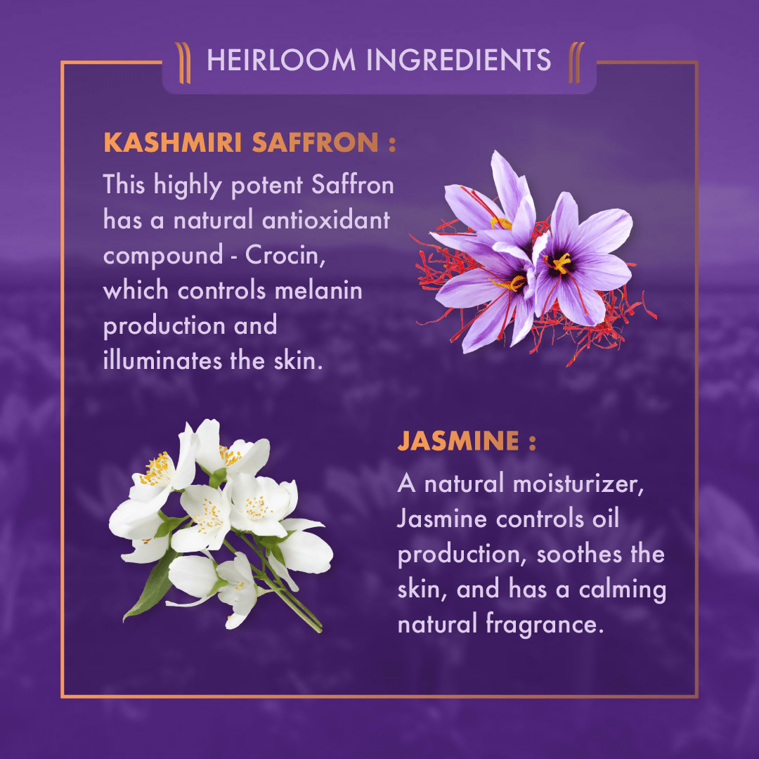 Ayuga Kashmiri Saffron Face Wash - Limited Time Offer - Swadesiicart