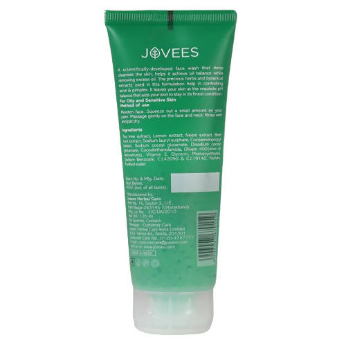 Jovees Tea Tree Face Wash - Swadesiicart