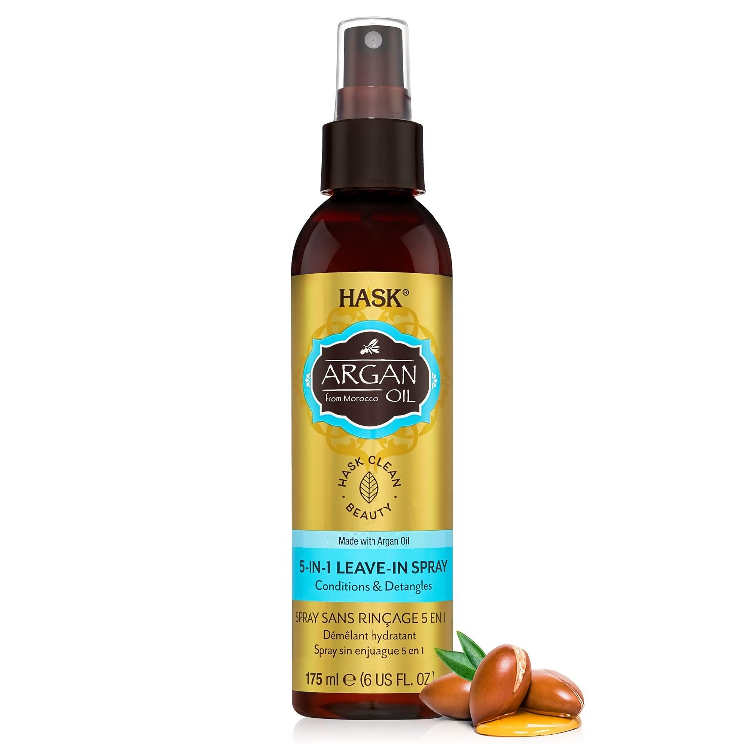 HASK Argan Oil 5-IN-1 Leave-IN-Conditioner Spray | Swadesiicart