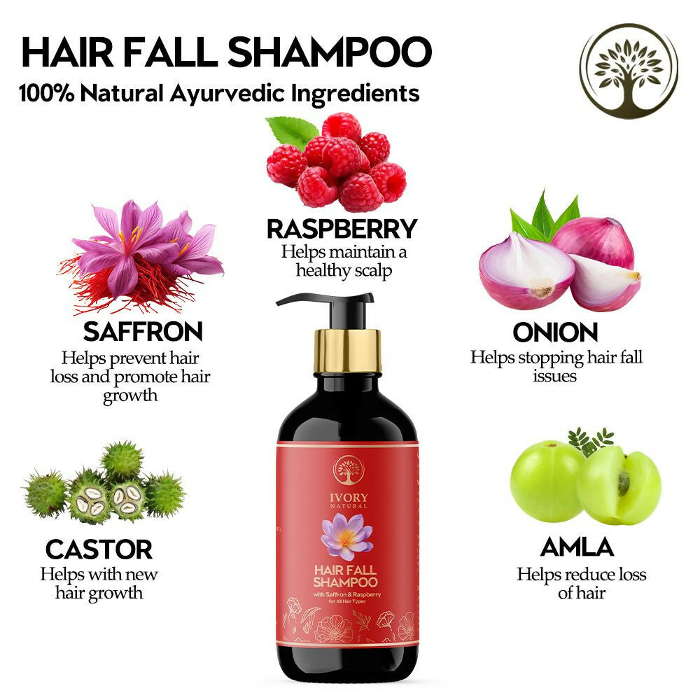Ivory Natural Falling Hair Shampoo For Scalp And Hair Strength | Swadesiicart