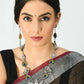 Mominos Fashion Johar Kamal Oxidised Silver-Plated Brass Finish Peacock Design Long Necklace Set For Women - Swadesiicart