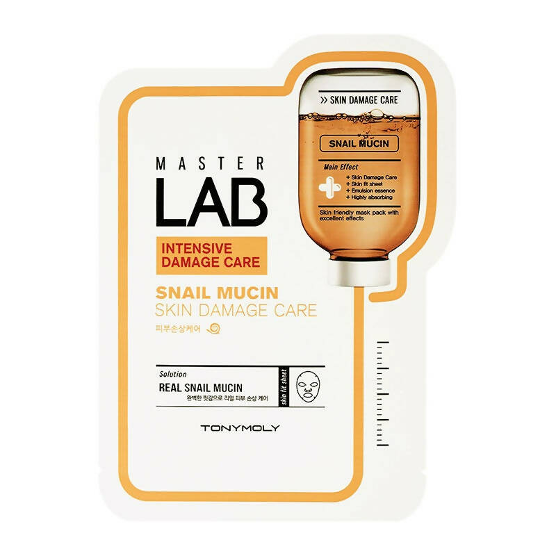 Tonymoly Master Lab Snail Mucin Mask Sheet - Korean Skincare | Swadesiicart