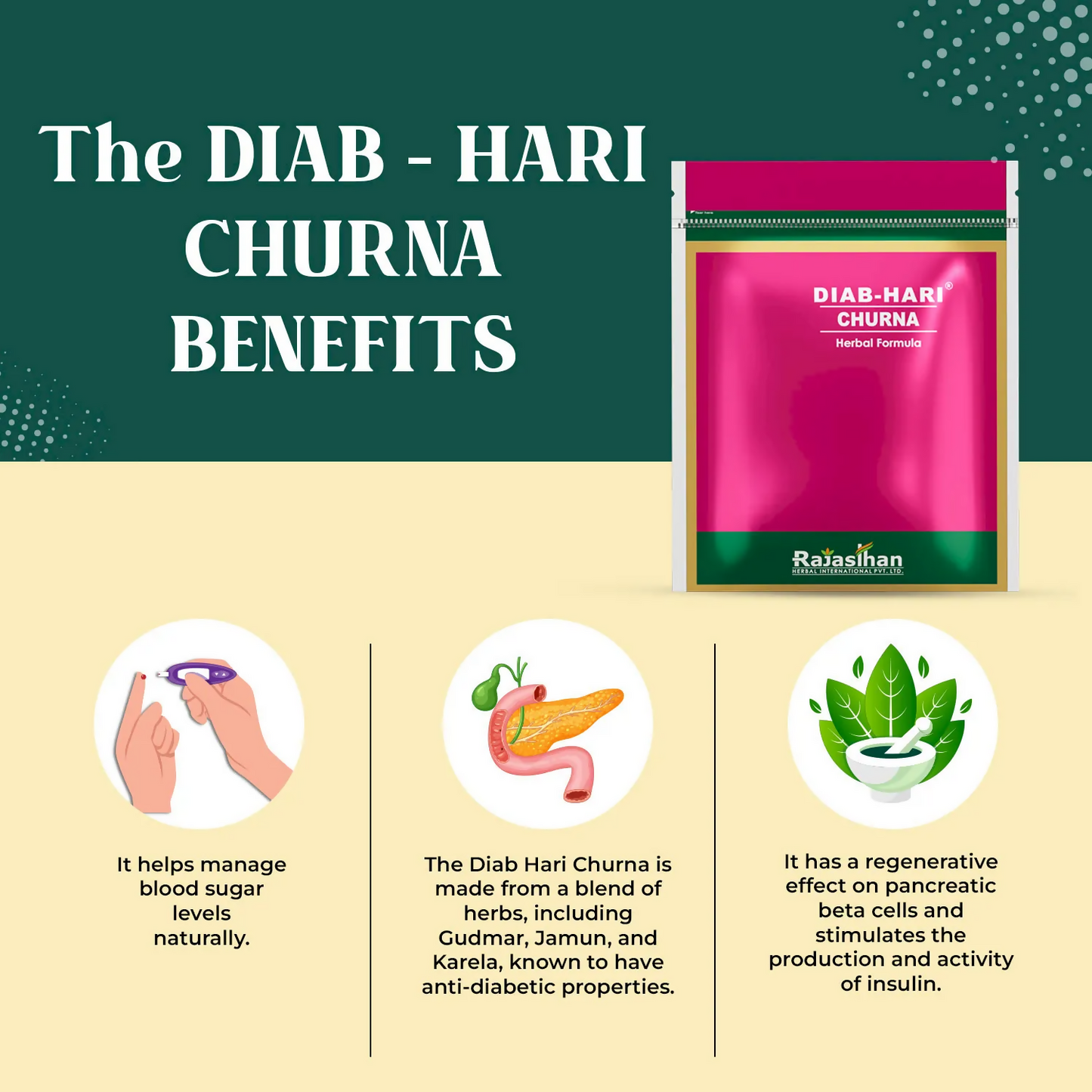 Rajasthan Herbals Diab Hari Churna | Swadesiicart