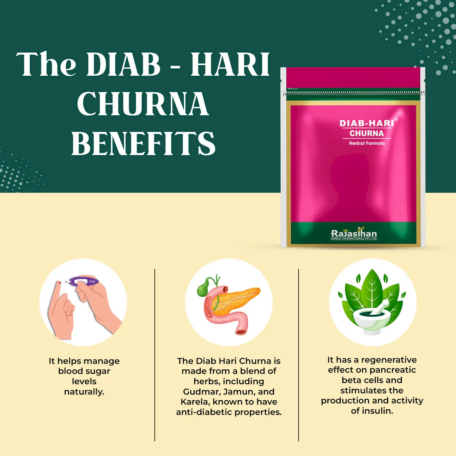 Rajasthan Herbals Diab Hari Churna | Swadesiicart