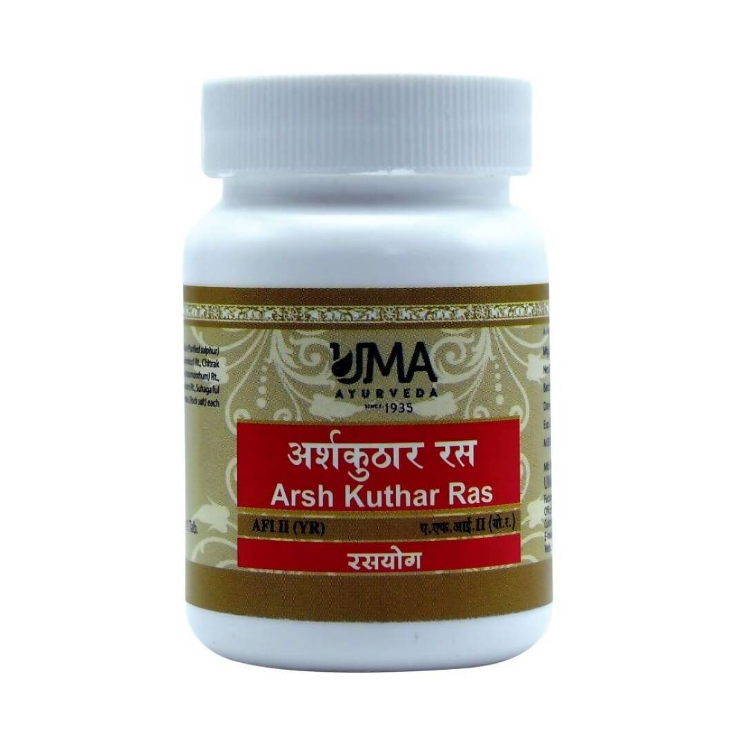 Uma Ayurveda Arsh Kuthar Ras Tablets - Uma Ayurveda