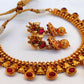 Kemp Antique Pink Necklace Set - Swadesiicart