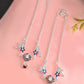 VOJ Set of 2 Traditional Stone Studded Anklet - Swadesiicart