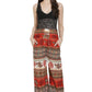 Asmaani Orange Color Mix Print Palazzo